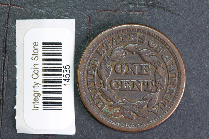 1847 Large Cent, Affordable Circulated Coin, Store Sale