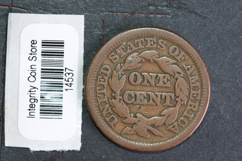 1847 Large Cent, Affordable Circulated Coin, Store Sale