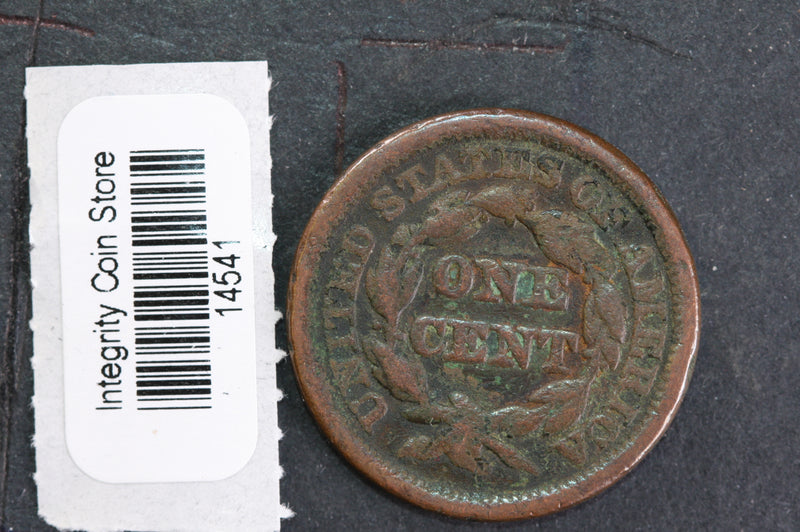 1849 Large Cent, Affordable Circulated Coin, Store Sale