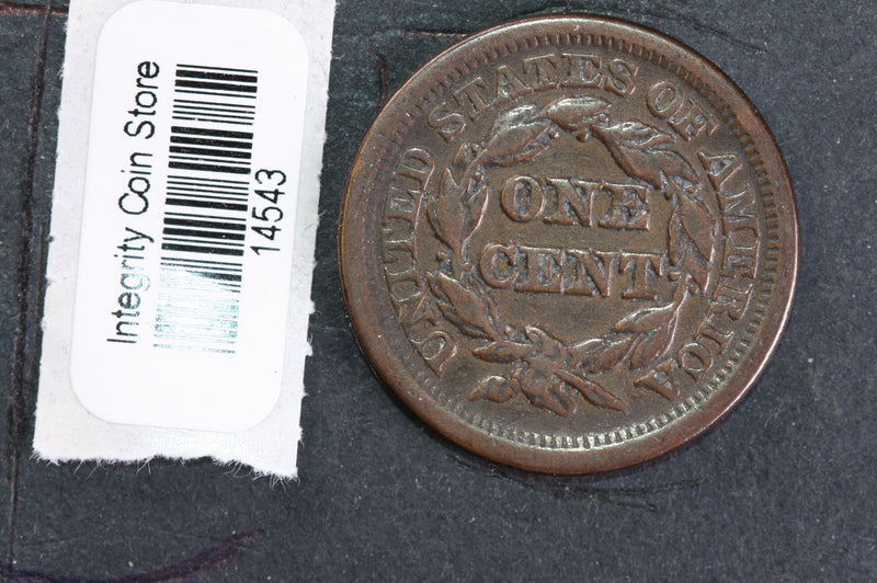 1851 Large Cent, Affordable Circulated Coin, Store Sale