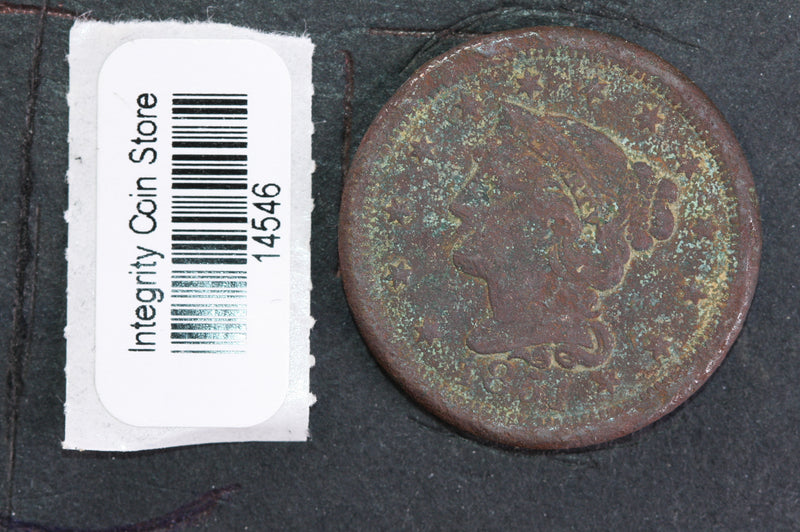 1851 Large Cent, Affordable Circulated Coin, Store Sale