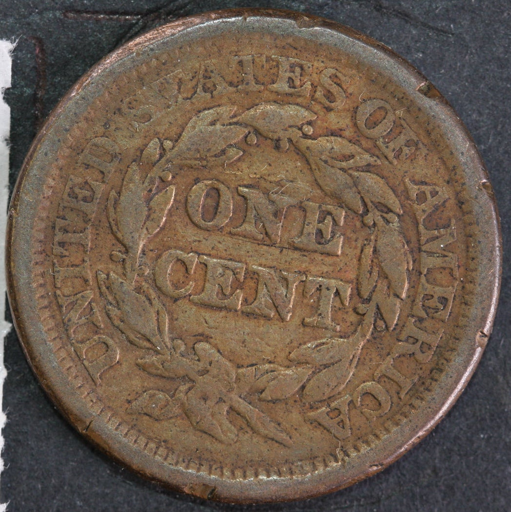1853 Large Cent, Affordable Circulated Coin, Store Sale #CT1421