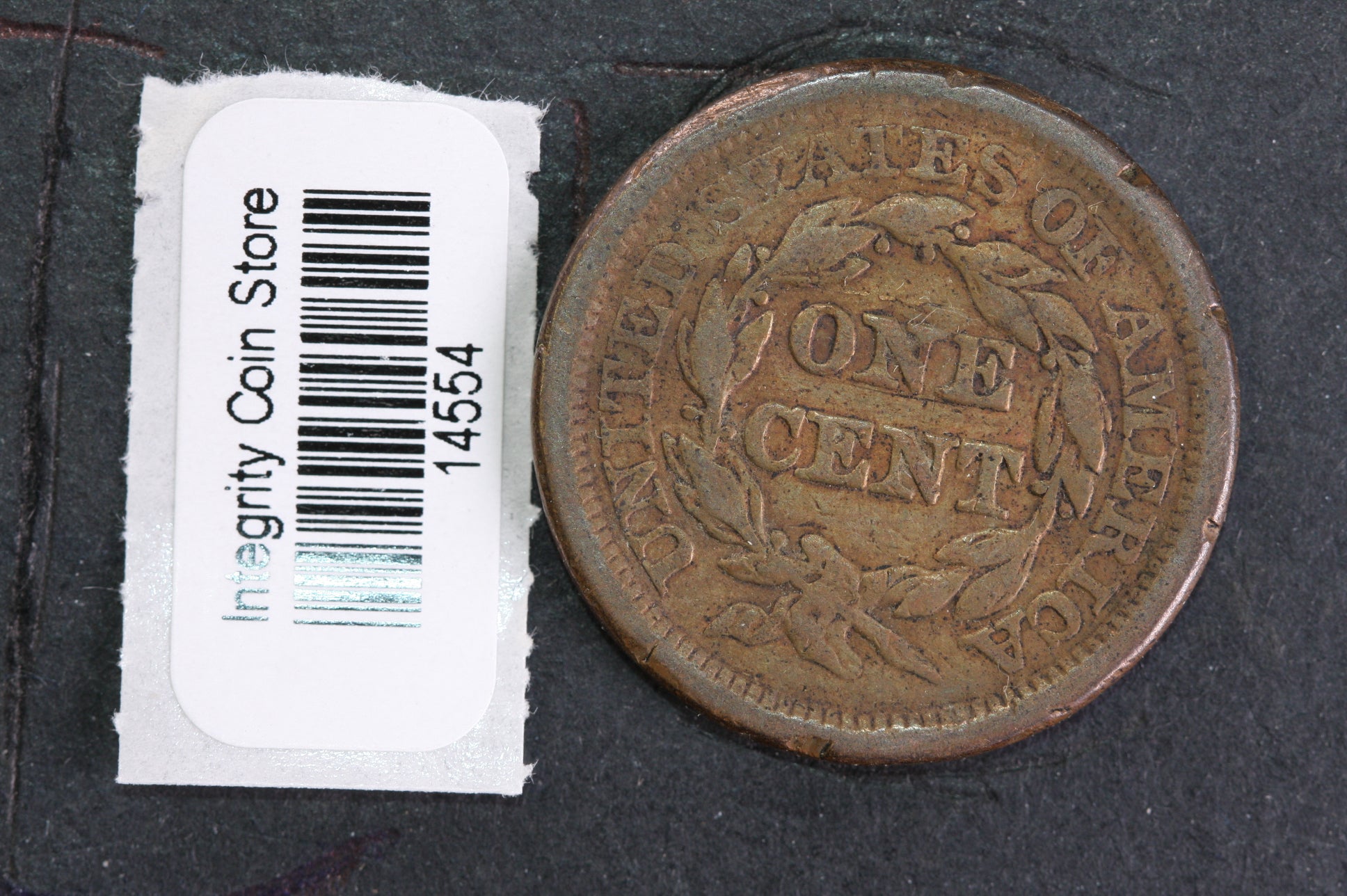 1853 Large Cent, Affordable Circulated Coin, Store Sale #14554