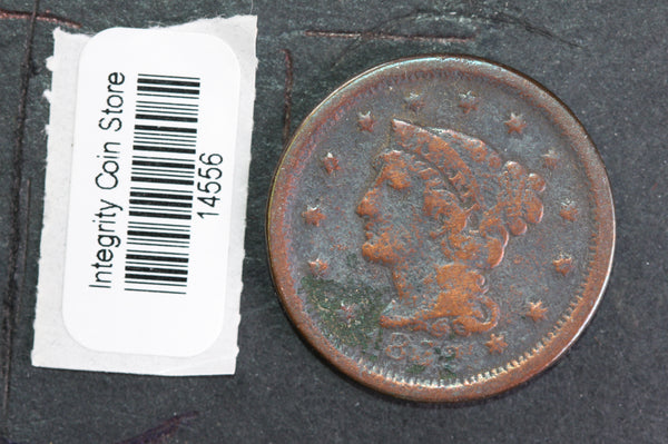 1853 Large Cent, Affordable Circulated Coin, Store Sale #14556