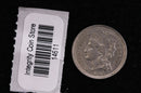 1865 Three Cent Copper Nickel (CN). Affordable Collectible Coin. Store