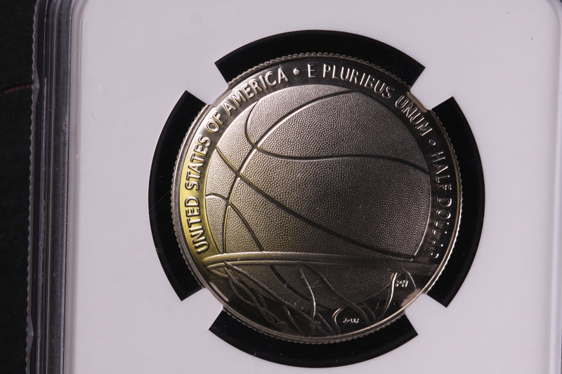 2020-S  Basketball Hall of Fame, Silver Commemorative, PCGS PR70, Store