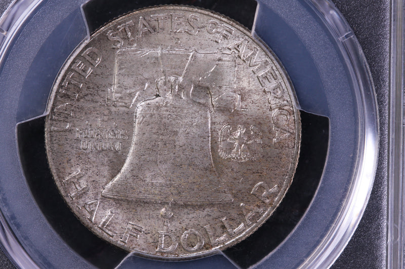 1949-D Franklin Silver Half Dollar, Affordable Graded PCGS MS65, FBL, Coin,