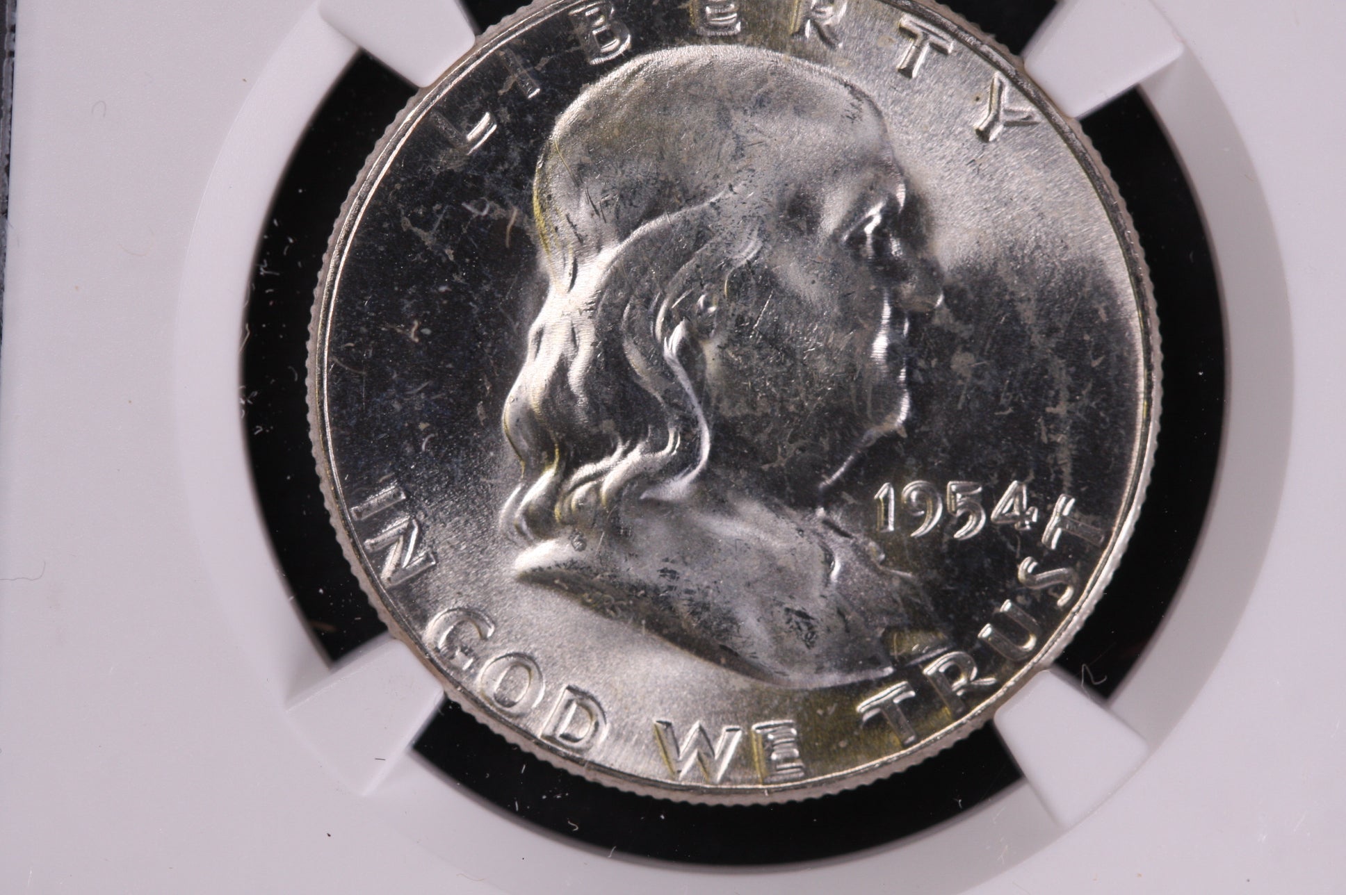 1954 Franklin Silver Half Dollar, NGC MS64 Uncirculated Coin, Store #GHR172