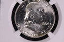 1954 Franklin Silver Half Dollar, Affordable Graded NGC MS64, Coin, Store