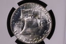 1954 Franklin Silver Half Dollar, Affordable Graded NGC MS64, Coin, Store