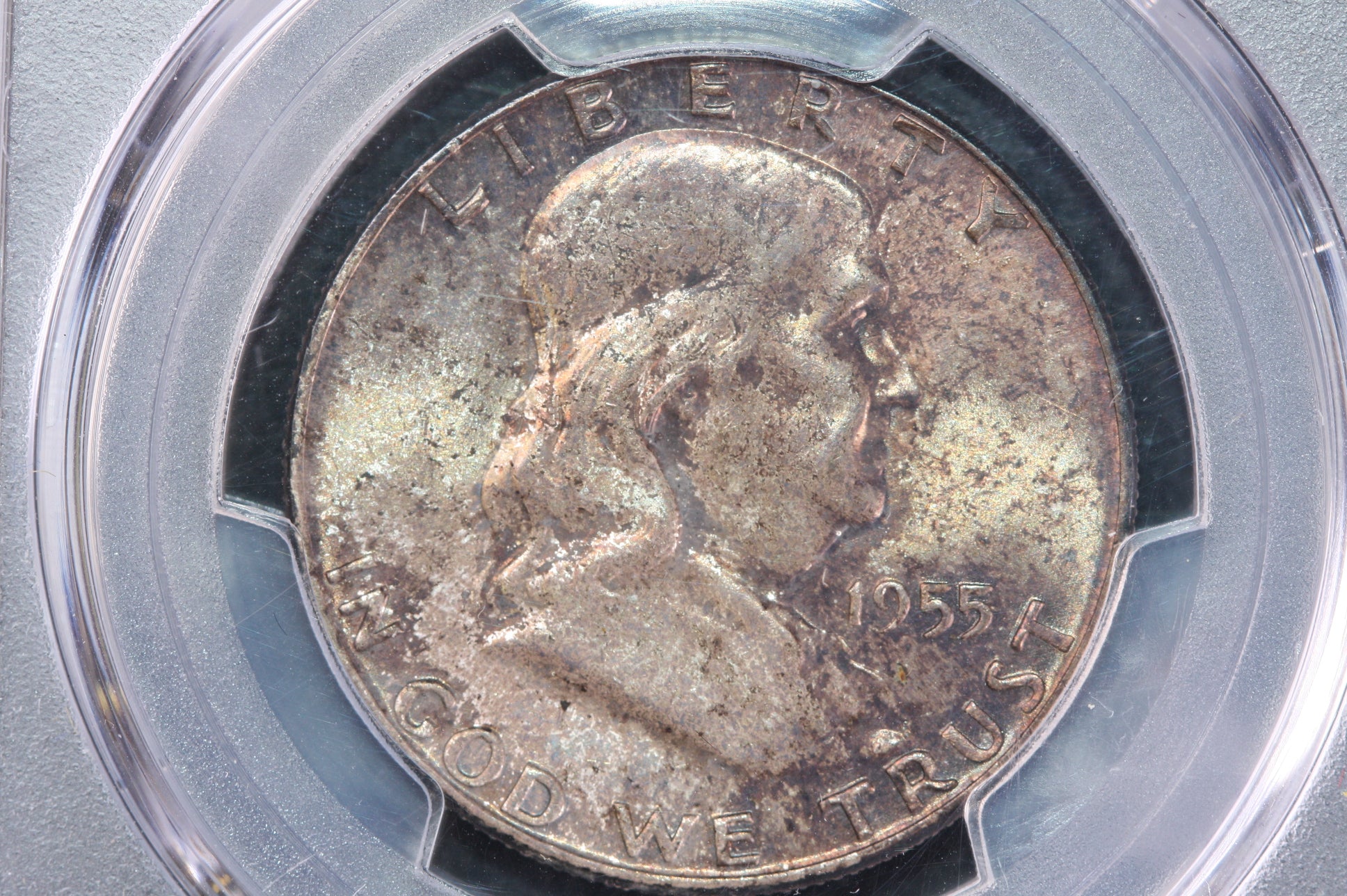 1955 Franklin Half Dollar, PCGS Graded MS64FBL Coin, Store #GHR174