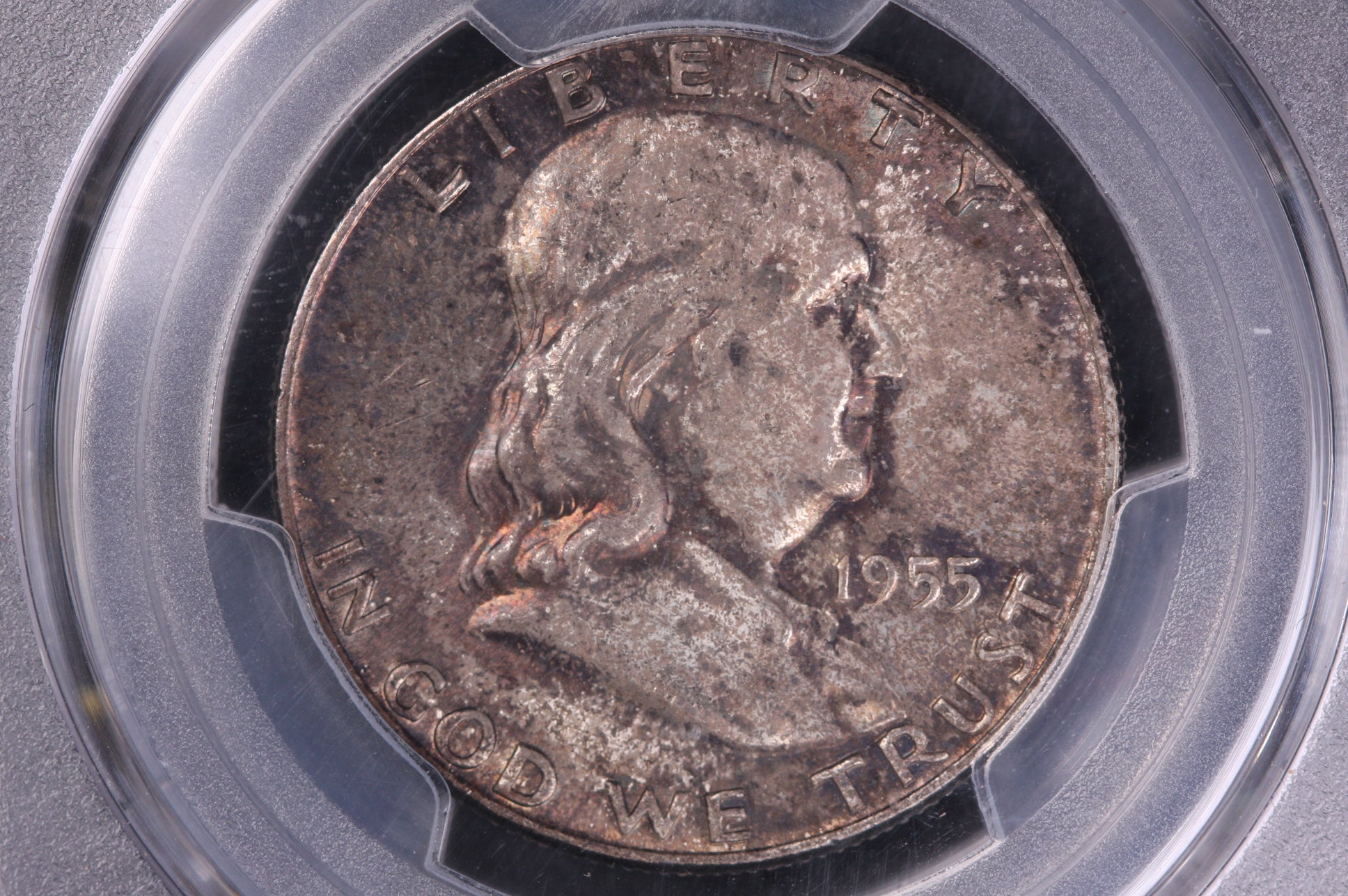 1955 Franklin Half Dollar, PCGS Graded MS64FBL Coin, Store #GHR174