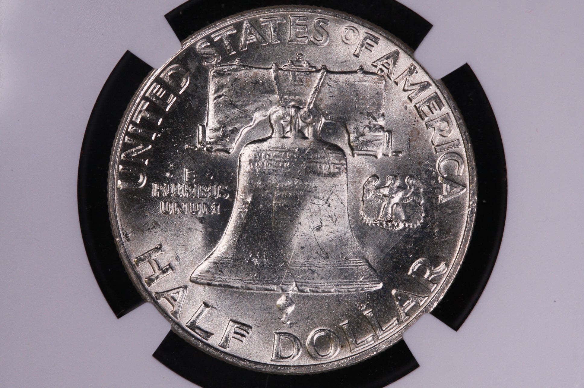 1959-D Franklin Silver Half Dollar, NGC Graded MS 63 FBL Coin, Store #GHR178