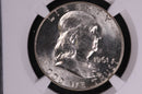 1961 Franklin Silver Half Dollar, Affordable Graded NGC MS63., Coin, Store