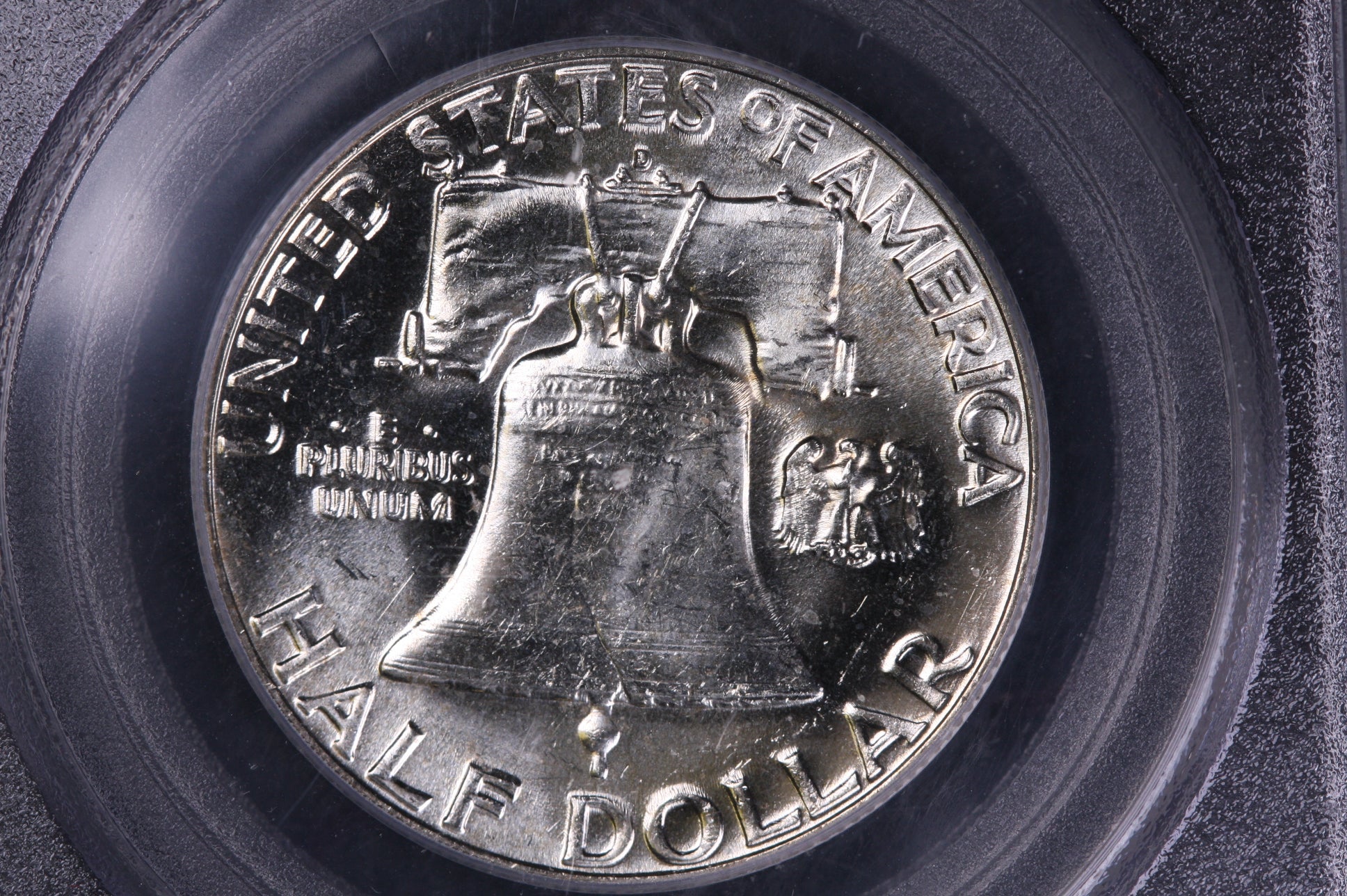 1963-D Franklin Half Dollar, Choice Mint State PCGS MS64 Coin, Store #GHR182