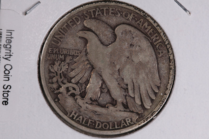 1929-S Walking Liberty Half Dollar.  Circulated Condition. Store