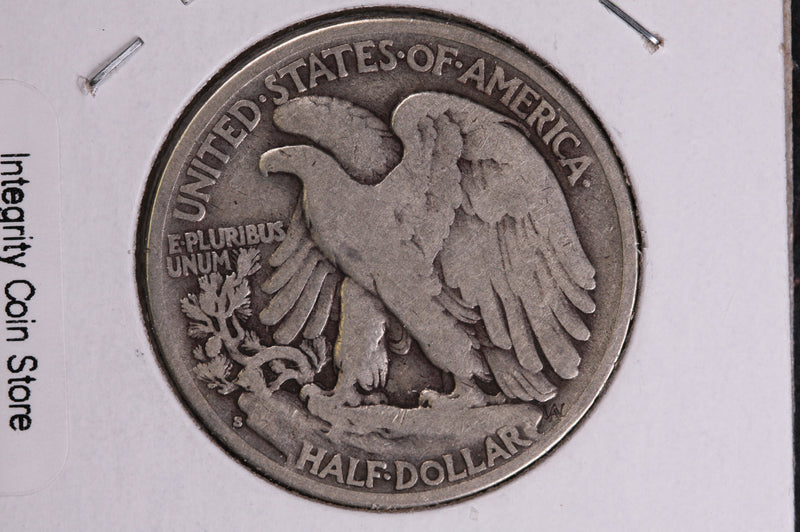 1933-S Walking Liberty Half Dollar.  Circulated Condition. Store