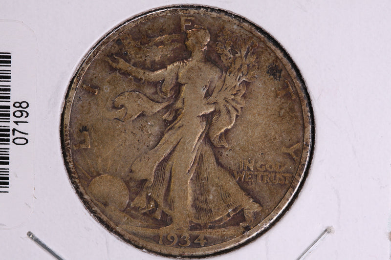 1934 Walking Liberty Half Dollar.  Circulated Condition. Store