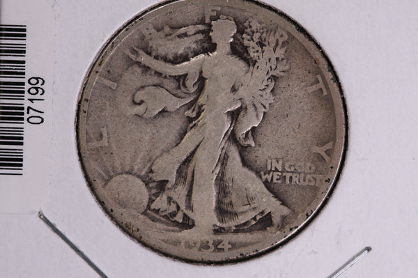 1934 Walking Liberty Half Dollar.  Circulated Condition. Store #07199