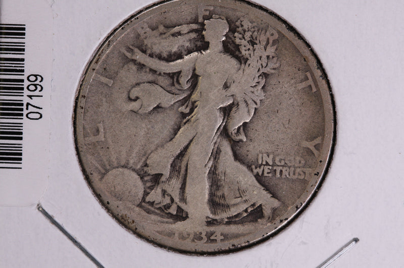 1934 Walking Liberty Half Dollar.  Circulated Condition. Store
