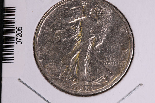 1934 Walking Liberty Half Dollar.  Circulated Condition. Store #07205