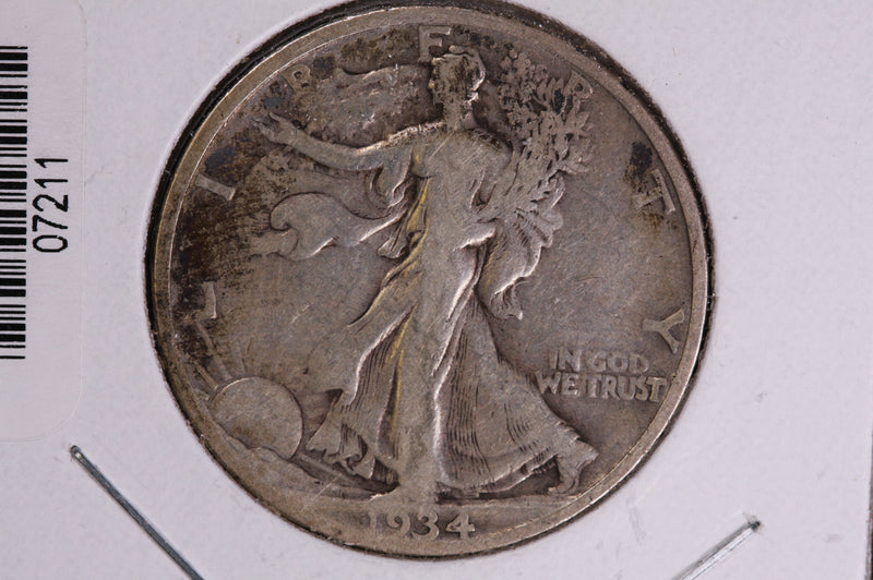 1934-S Walking Liberty Half Dollar.  Circulated Condition. Store