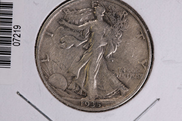 1935 Walking Liberty Half Dollar.  Circulated Condition. Store #07219