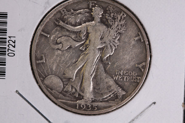 1935 Walking Liberty Half Dollar.  Circulated Condition. Store #07221