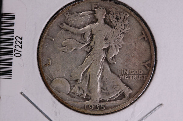 1935 Walking Liberty Half Dollar.  Circulated Condition. Store #07222
