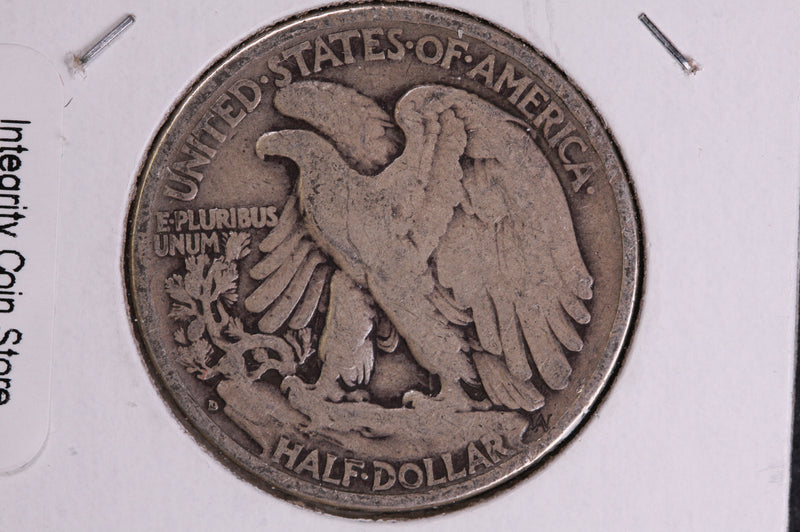 1935-D Walking Liberty Half Dollar.  Circulated Condition. Store