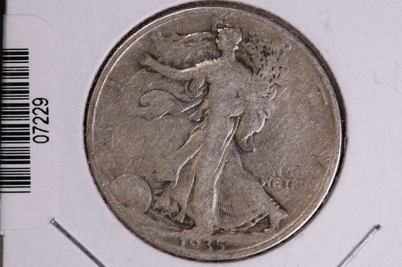 1935-D Walking Liberty Half Dollar.  Circulated Condition. Store