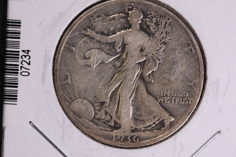 1936 Walking Liberty Half Dollar.  Circulated Condition. Store