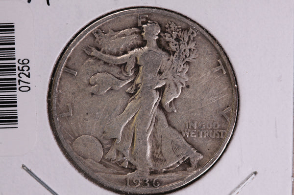 1936-S Walking Liberty Half Dollar.  Circulated Condition. Store #07256