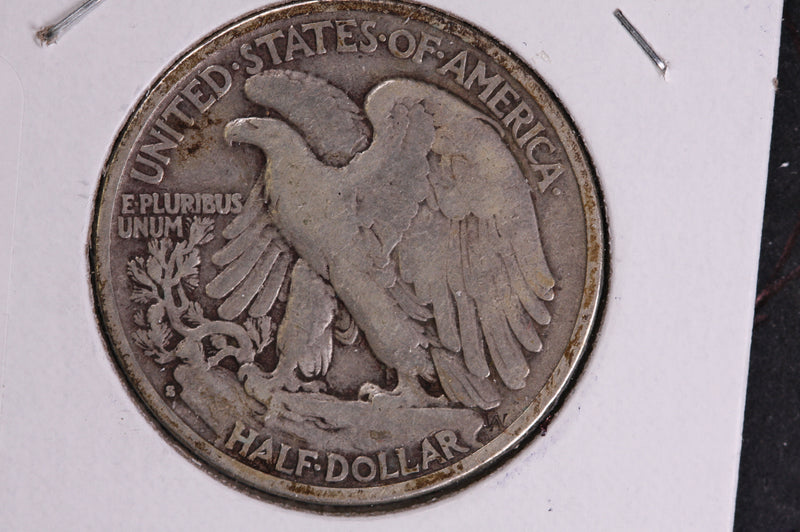 1936-S Walking Liberty Half Dollar.  Circulated Condition. Store