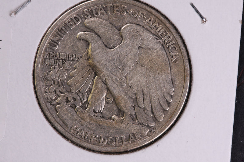 1937 Walking Liberty Half Dollar.  Circulated Condition. Store