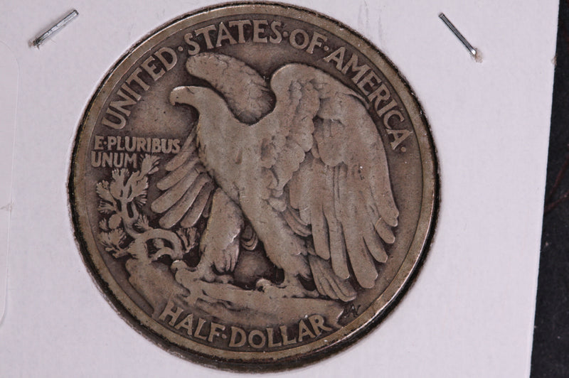 1937 Walking Liberty Half Dollar.  Circulated Condition. Store