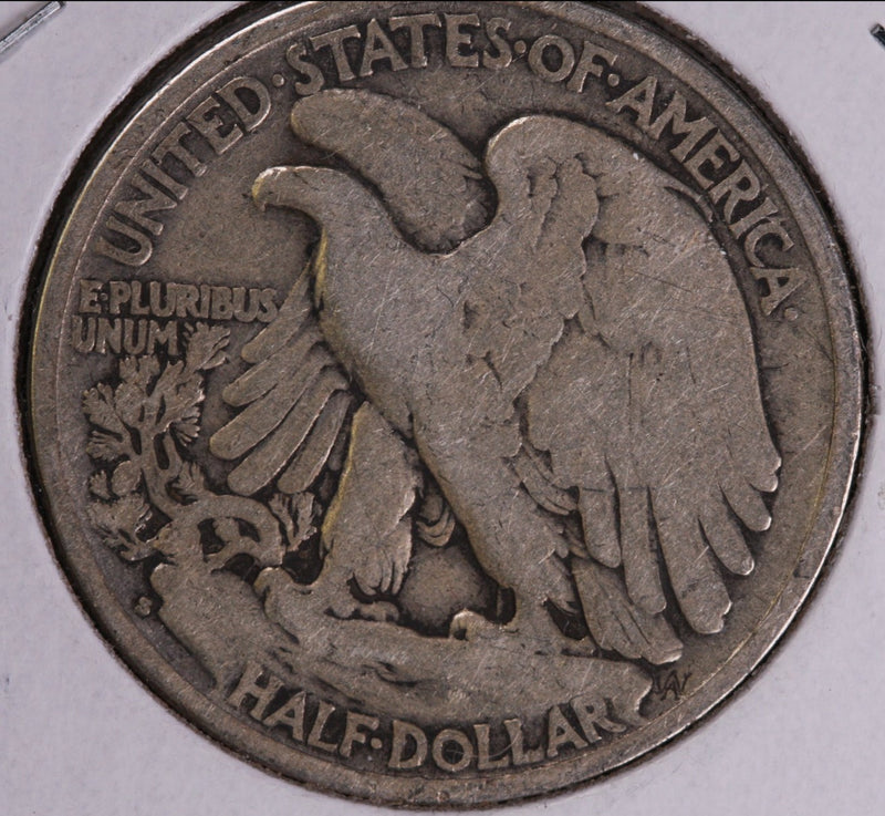 1937-S Walking Liberty Half Dollar.  Circulated Condition. Store