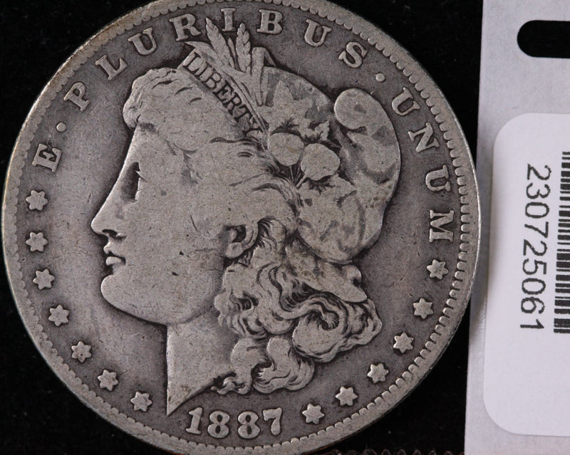 1887-O Morgan Silver Dollar, Average Circulated Condition, Store