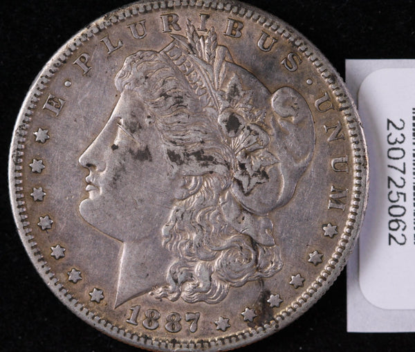 1887-S Morgan Silver Dollar, Average Circulated Condition, Store #230725062