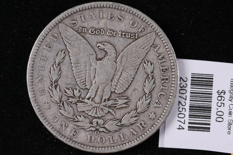 1891-O Morgan Silver Dollar, Average Circulated Condition, Store