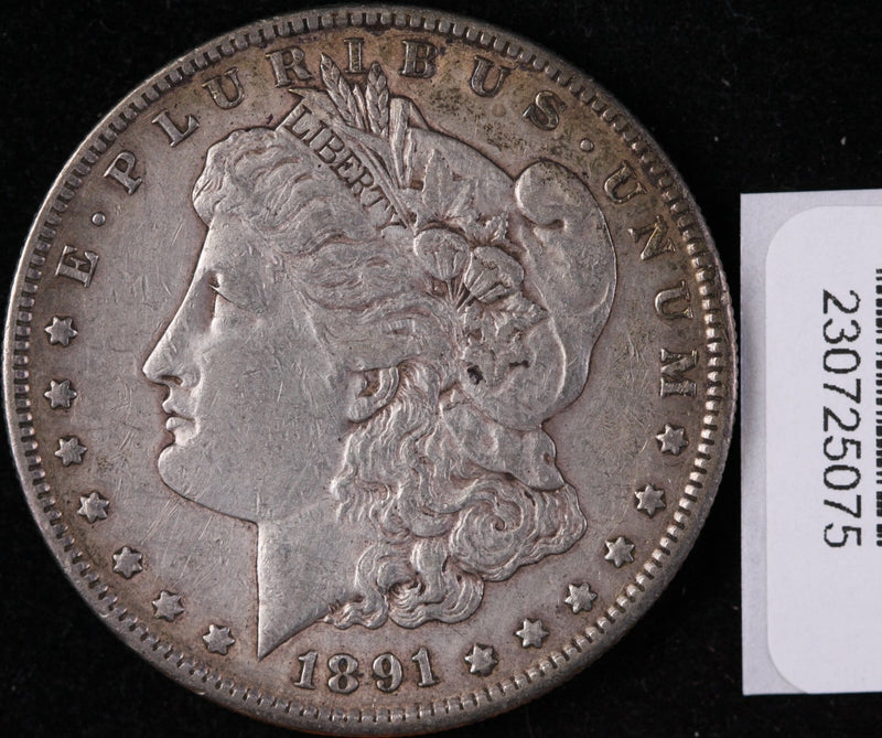 1891-S Morgan Silver Dollar, Average Circulated Condition, Store