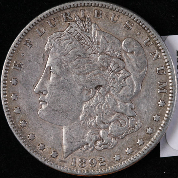 1892 Morgan Silver Dollar, Extra Fine Circulated Condition, Store #DR0072