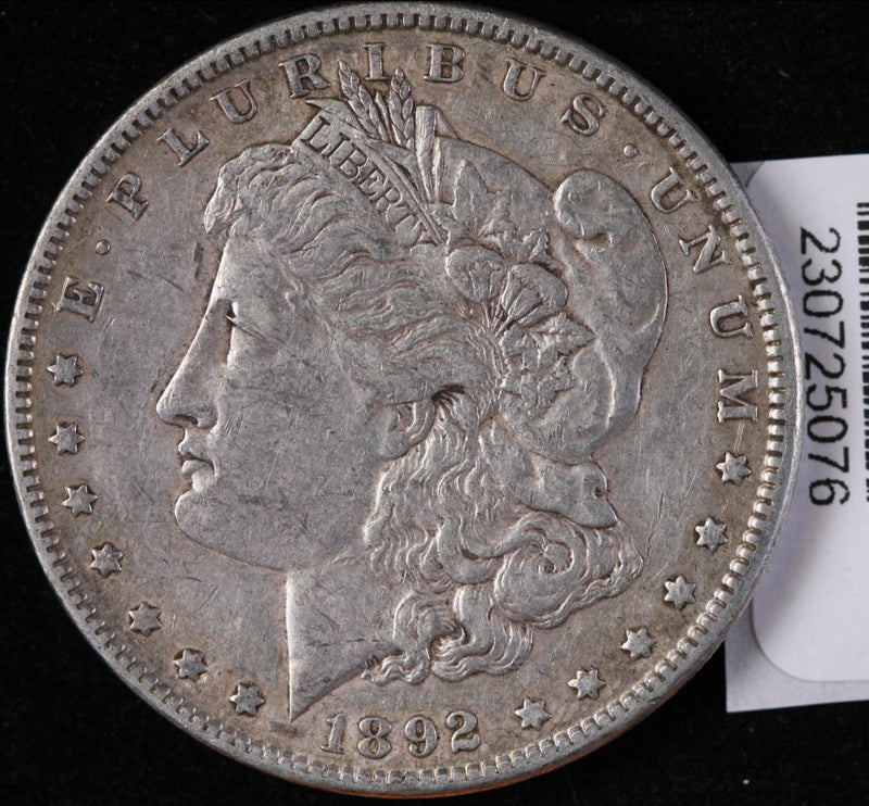1892 Morgan Silver Dollar, Average Circulated Condition, Store