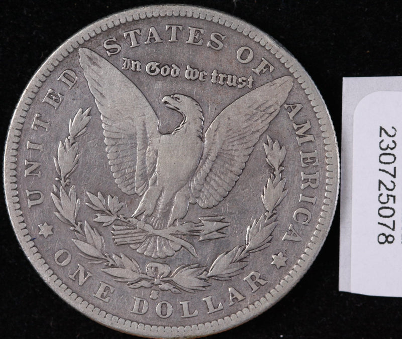 1892-S Morgan Silver Dollar, Average Circulated Condition, Store