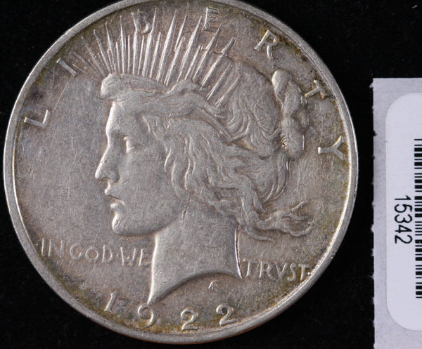 1922-D Peace Silver Dollar, Affordable Collectible Coin, Store #15342