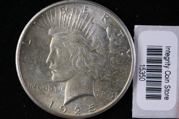 1925 Peace Silver Dollar, Affordable Collectible Coin, Store #15350