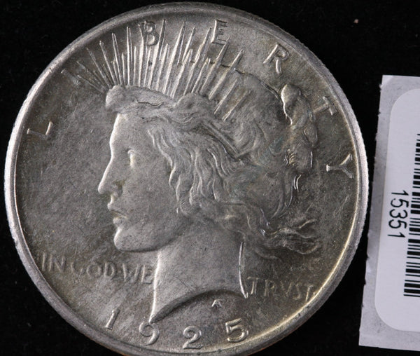 1925 Peace Silver Dollar, Affordable Collectible Coin, Store #15351