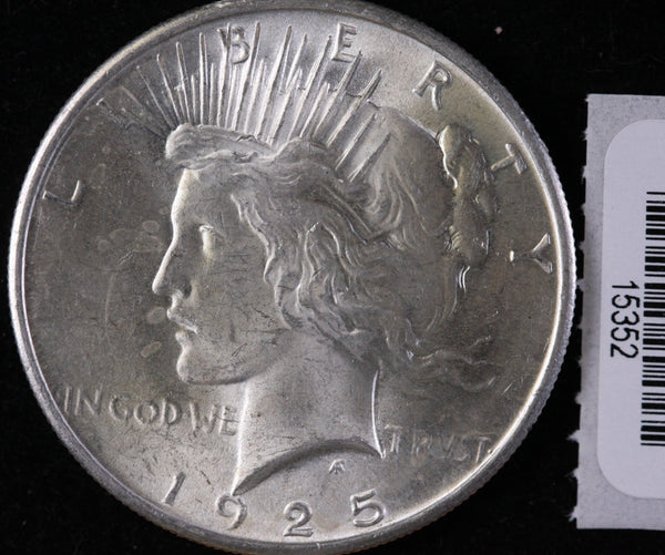 1925 Peace Silver Dollar, Affordable Collectible Coin, Store #15352