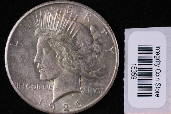 1926 Peace Silver Dollar, Affordable Collectible Coin, Store #15359