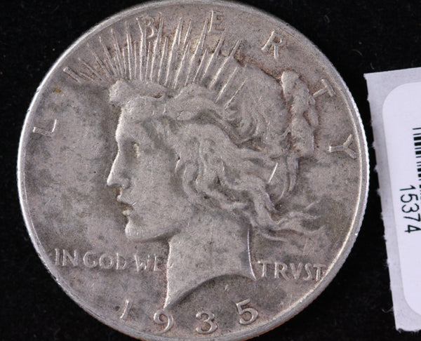 1935 Peace Silver Dollar, Affordable Collectible Coin, Store #15374